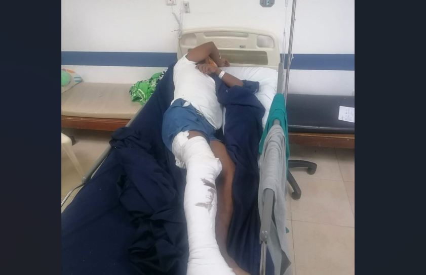 Jean Carlos quedó atrapado en una cama de hospital tras grave accidente y ahora pide ayuda en Barrancabermeja imagen de la publicación