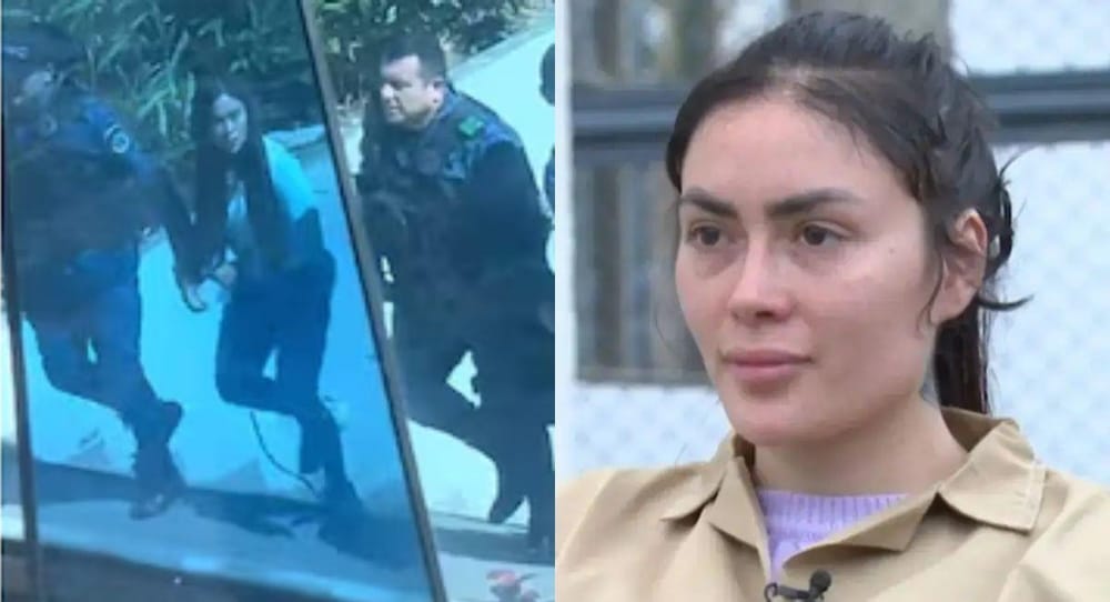 Esposada de pies y manos fue trasladada Epa Colombia  a audiencias judiciales imagen de la publicación
