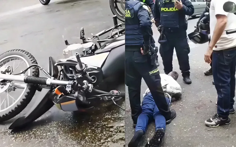 Le robaron una cadena, persiguió al ladrón y terminó enfrentándose con él en Bucaramanga imagen de la publicación