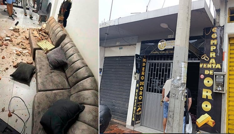 Abrieron un hueco en la pared y se llevaron $100 millones de una compraventa en Cúcuta imagen de la publicación