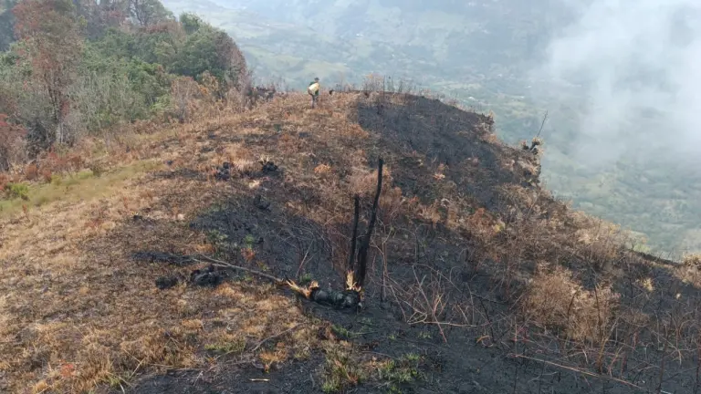 ¡Santurbán está en llamas! Incendio completa varios días activo en zona rural de Tona imagen de la publicación