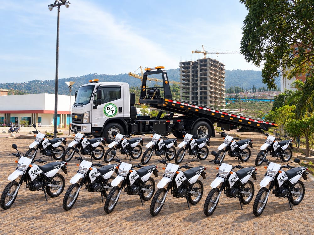 Director de Tránsito entrega 60 motos a los agentes antes de dejar el cargo imagen de la publicación