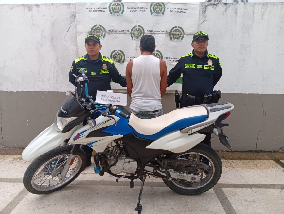 Capturan a un joven en Sabana de Torres por receptación