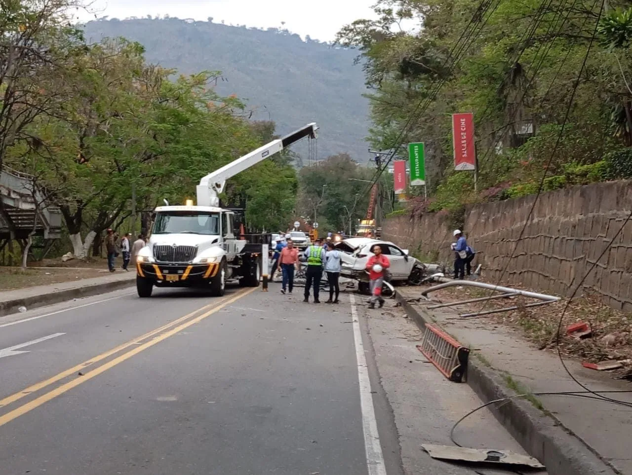 Aparente borracho generó caos con su camioneta en San Gil