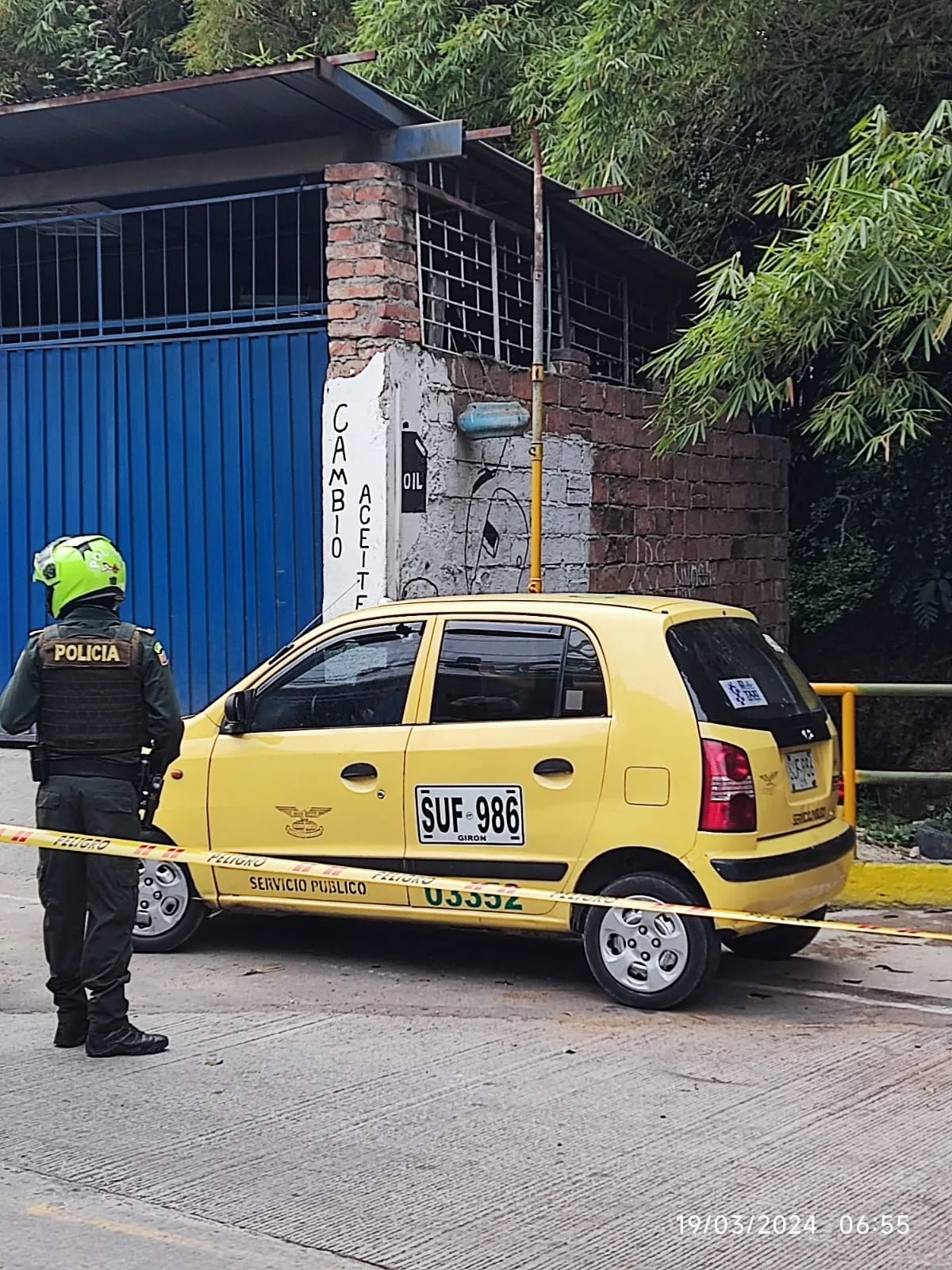 VIDEO. Taxista habría decidido acabar con su vida en Floridablanca