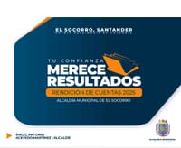 Balance financiero y administrativo de la gestión municipal de El Socorro en 2025 imagen de la publicación