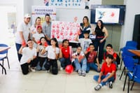 Manos  Rojas  contra el reclutamiento infantil se tomó a Floridablanca imagen de la publicación