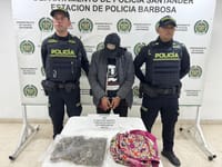 Cayó con más de 500 gramos de marihuana en Zapatoca imagen de la publicación