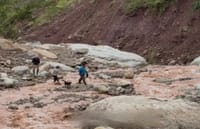 Pérdida total de la vía entre San Vicente de  Chucurí y Bucaramanga imagen de la publicación