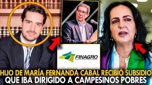 Hijo de María Fernanda Cabal habría recibido millonarios subsidios para campesinos imagen de la publicación