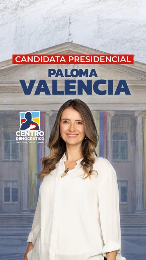 Paloma Valencia sería la presidenta de Colombia imagen de la publicación