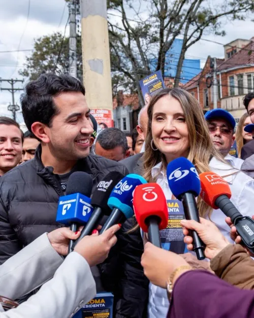 Daniel Briceño jefe de debate de candidata Paloma Valencia imagen de la publicación