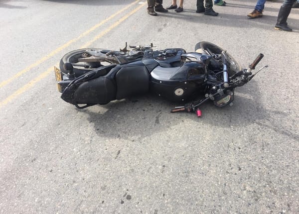 Adulto mayor perdió la vida tras accidente de moto en Santander
