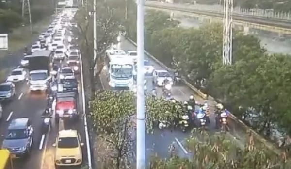Hombre intentó evadir control policial, les disparó a los agentes, pero fue capturado