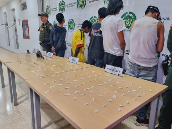 Pandilla de traficantes cayó ante la ley en el barrio San Martín de Bucaramanga