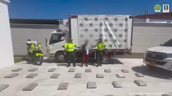 Tras las rejas quedó narco chofer que transportaba 126 kg de marihuana en Santander