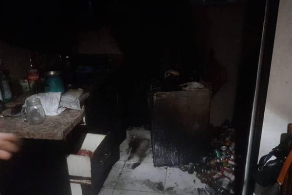 Bomberos de Bucaramanga evitaron que una vivienda se consumiera en llamas