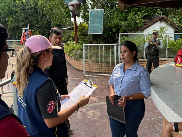 Autoridades de Floridablanca supervisan balnearios y piscinas