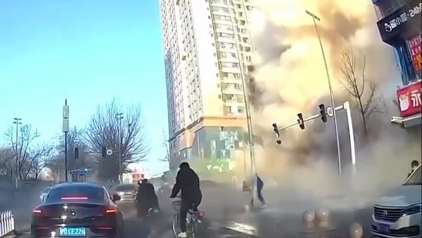 VIDEO. Explosión en restaurante de China deja dos fallecidos y decenas de heridos