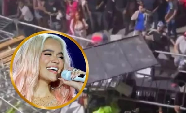 VIDEO. Incidentes empañan concierto de Karol G en Venezuela