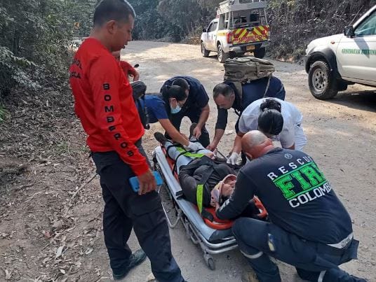 Falla mecánica generó fuerte accidente de tránsito vía Zapatoca