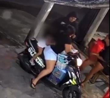 Dos mujeres y una bebé fueron encañonadas por un criminal