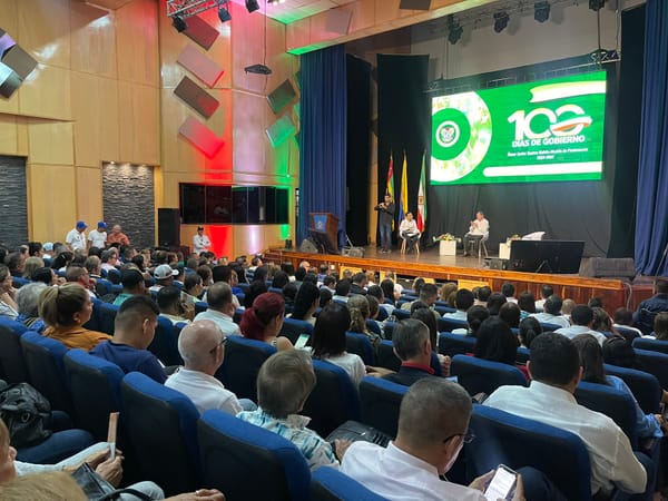 Alcalde Óscar Santos rindió cuentas en Piedecuesta