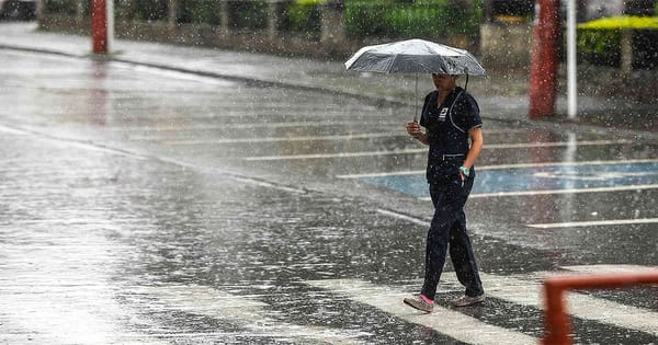 Empezó a llover en Santander después de 5 meses de sequía