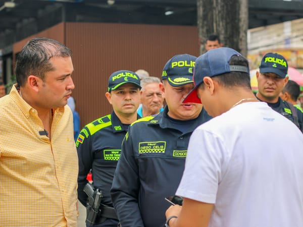 Alcalde de Floridablanca celebra resultados del operativo "Seguridad en Orden"