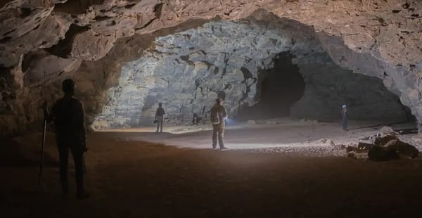 Descubren arte rupestre y restos óseos en cuevas de lava en Arabia Saudita