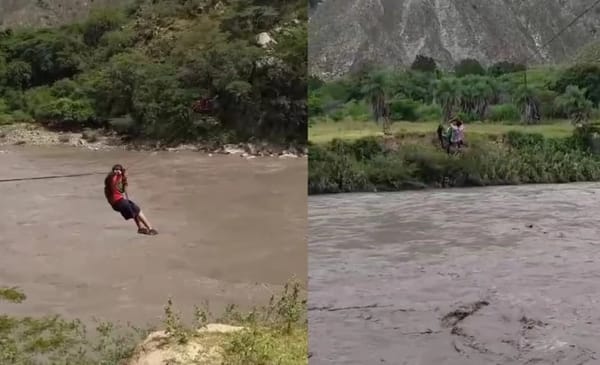 VIDEO. Niños atraviesan río Chicamocha para llegar a la escuela