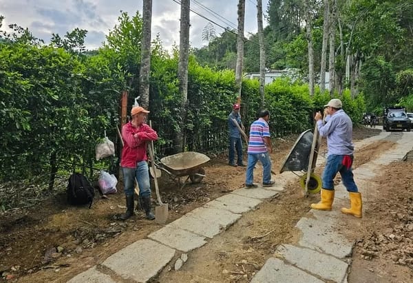 Casiano Bajo en Floridablanca se levanta con autogestión vial
