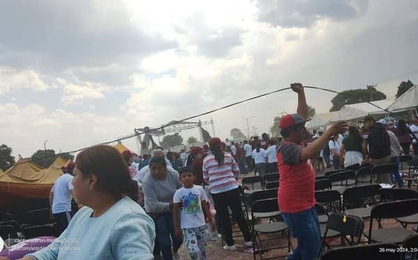 Lona cae en cierre de campaña de candidato en Xonacatlán, dejando 58 lesionados