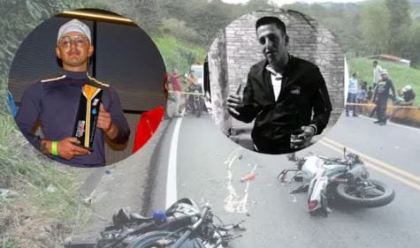 Con caravana despidieron a fallecido motorizado en Barbosa
