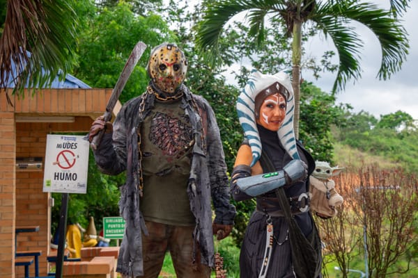 Jason Voorhees cobró vida en el Digital Fest UDES y ganó el concurso de cosplay