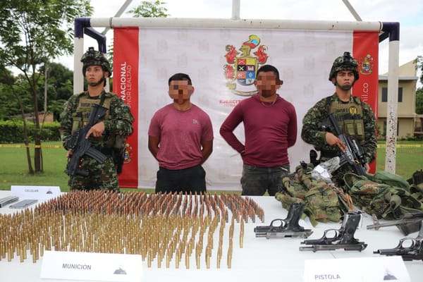 Ejército captura a dos presuntos miembros del ELN y neutraliza a uno más en zona rural de Cúcuta