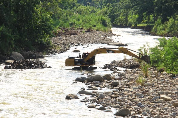 Intervienen río Chucurí ante amenaza de inundaciones