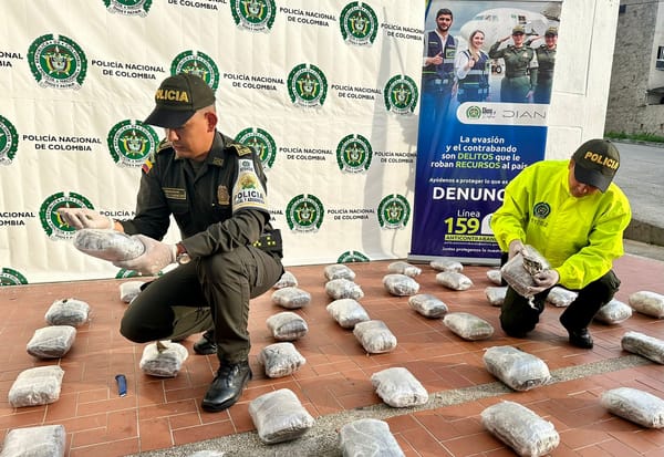 26,500 dosis de estupefaciente venían en narcoencomienda
