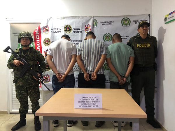 Peligrosos extorsionistas cayeron ante la 'inteligencia' de la Quinta Brigada