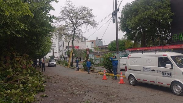 Tormenta azotó el Puerto Petrolero: 79 emergencias reportadas