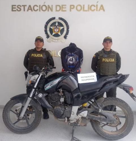 Hasta Norte de Santander se le llevaron la moto robada en Piedecuesta