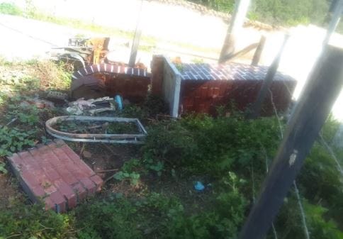 Aparente borracho destrozó a la Virgen del Carmen en San Andrés