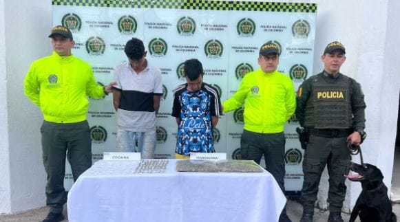 Tres integrantes de ‘Los de la M’ capturados por tráfico de estupefacientes en Barrancabermeja