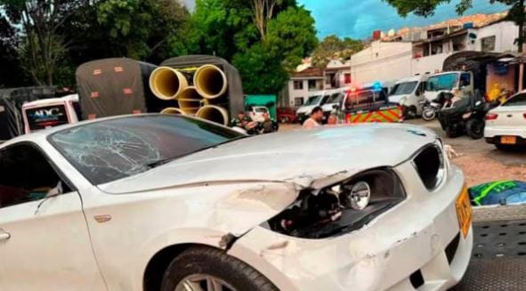 Joven que arrolló a otros 5 en Girón responderá ante las autoridades