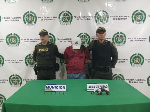 Solo este año 266 personas han sido capturadas con armas de fuego en Bucaramanga