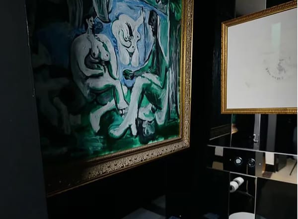 Obras de Picasso terminaron en baños femeninos tras polémica en museo australiano
