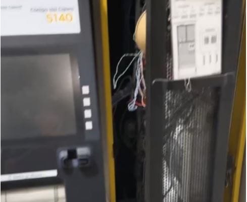 Hampones casi se roban un cajero entero en Magdalena Medio