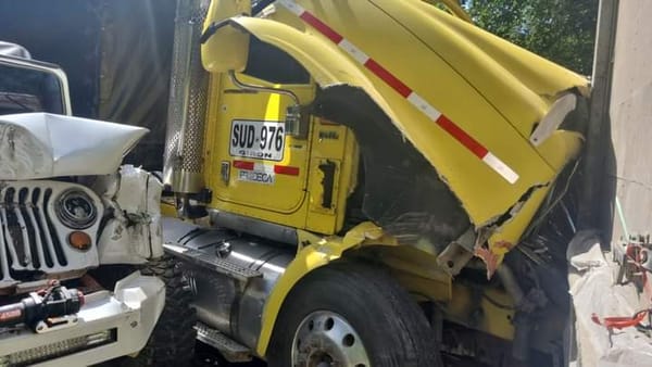 Triple choque colapsó la movilidad en Rionegro