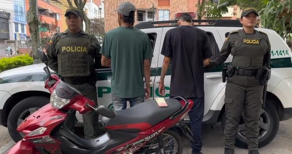Peligrosos hampones fueron capturados en Bucaramanga