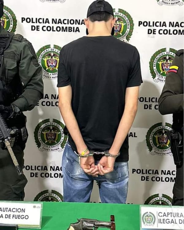 En el monte trató de esconderse con un 'fierro'